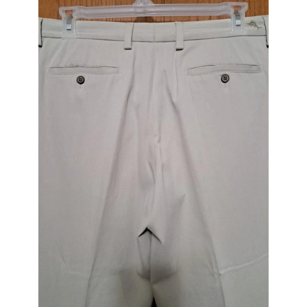 Tommy Bahama Men's Tan Silk Blend Trousers Pants 34x 30